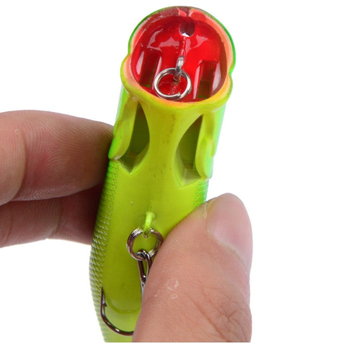 5-Piece Topwater Popper Fishing Lure Set | Multi-Color Artificial Bait for Freshwater & Saltwater Use